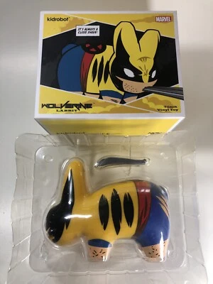 FIGURA DE VINILO KIDROBOT MARVEL WOLVERINE LABBIT 7" PULGADAS FRANK KOZIK NUEVA SELLADA EE. UU. Foto 1 de 4