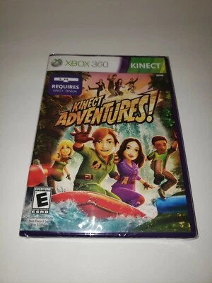 Kinect Adventures Microsoft Xbox 360 Video Game New Sealed - Image 1 of 3