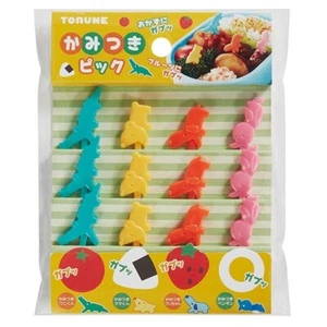 Food Picks TORUNE Lunch Box Accessories Japanese Bento Crocodile Bear Bite 12pcs - Picture 1 of 3