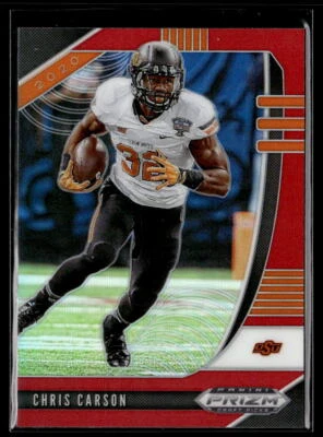 2020 Panini Prizm Draft Picks #14 Chris Carson Prizms Red - Image 1 of 2