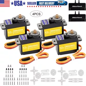 4Pcs SCX24 Digital Servo High Torque Metal Steering for RC Car Boat Truck Robot - Picture 1 of 9