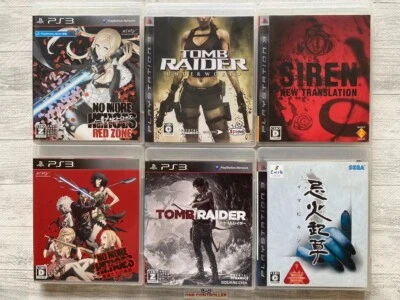 SONY PS3 No More Heroes & Tomb Raider & SIREN & Imabikisou set from Japan - Image 1 of 4