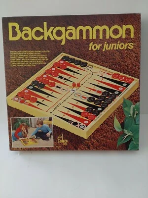 VINTAGE BACKGAMMON FOR JUNIORS - CADACO 1976 #535 - COMPLETE - Sealed Never Used - Image 1 of 4
