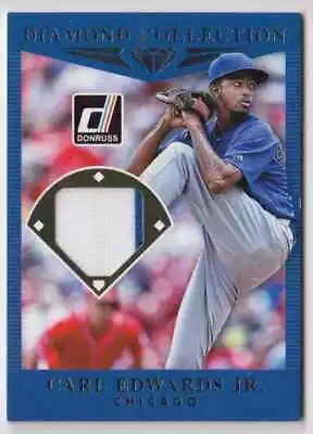 2017 Donruss Diamond Collection Carl Edwards Jr. Jersey 2 colors Chicago Cubs - Image 1 of 2