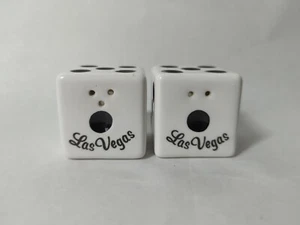 Vintage Salz & Pfefferstreuer ~ Las Vegas Würfel - Bild 1 von 6