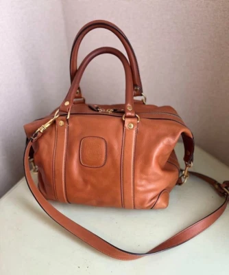 Ghurka женщин Cavalier коричневый кожаный женщины наплечная сумка wz/ремень винтажный редкая - Изображение 1 из 4