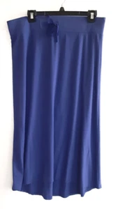 Belle Gray by Lisa Rinna QVC Ships Bluish Purple Knit Skirt Ladies Size Medium - Picture 1 of 8
