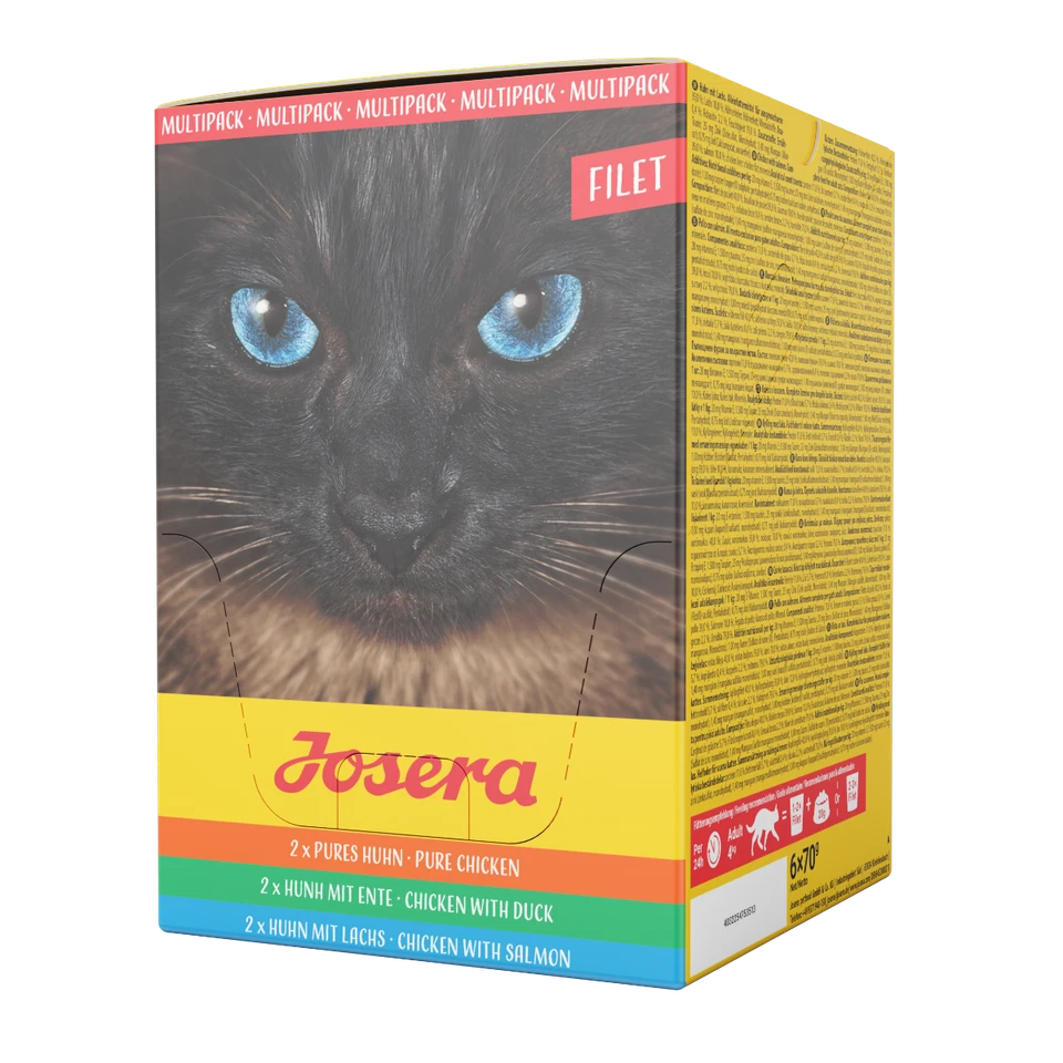 JOSERA Multipack Filet (6 x 70 g) | getreidefreies Katzenfutter | versch. Sorten - Bild 1 von 1