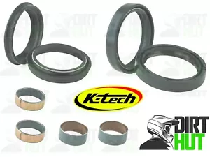 KTM EXC TPi 300 K-Tech Fork Dust & Oil Seals & Bushes 48mm WP Kit 2018-24 MX - Picture 1 of 7
