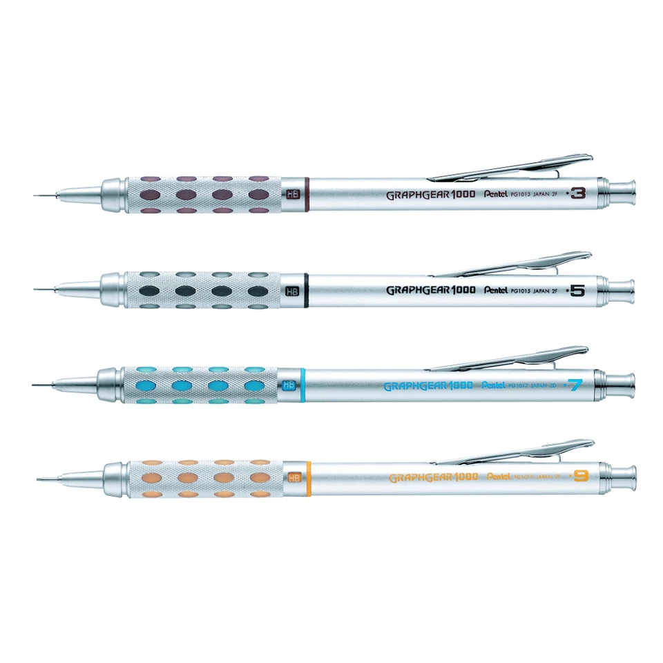Pentel Druckbleistift GraphGear PG1015-A 0,5 mm oder 0,3-0,7-0,9 mm Bleistift - Bild 1 von 1