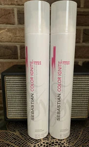 2x SEBASTIAN COLOR IGNITE SINGLE TONE HAIR COLOR PROTECTION - 16.6 OZ JUMBO SIZE - Picture 1 of 4