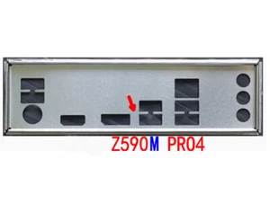 Shield I/O IO Backplate For ASRock Z590M PRO4 Motherboard - Bild 1 von 1