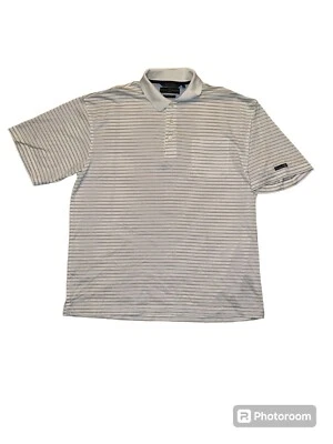 Camisa polo vintage Tommy Hilfiger de golf a rayas para hombre GRANDE Foto 1 de 4