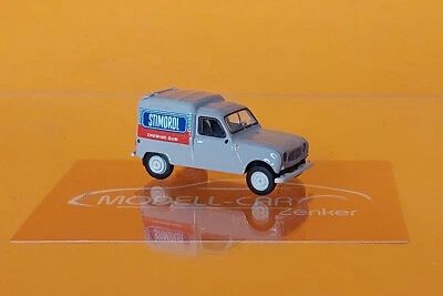 Brekina 14764 Renault R4 Fourgonnette Stimorol 1961 1:87 NEU Modellauto - Bild 1 von 2