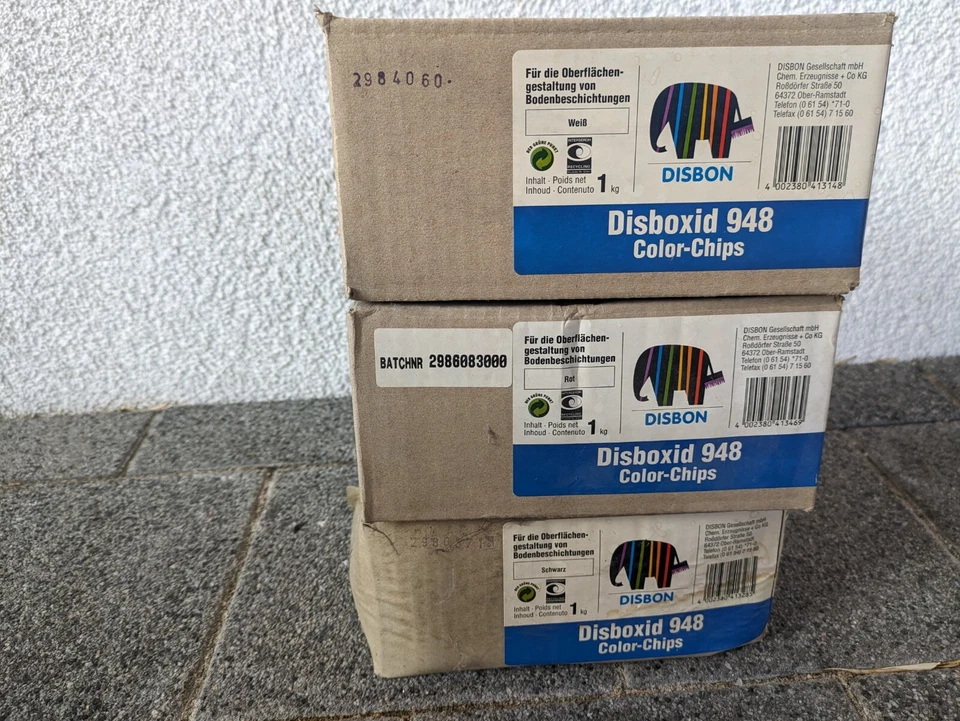Disboxid DispoADD 948 Color-Chips für Caparol-Bodenbeschichtung - Bild 1 von 1