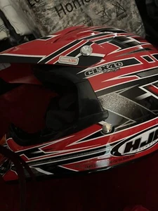 NEW KIDS DIRT BIKE HELMETS, GOGGLES & GLOVES (L & XL) IN MINT CONDITION - Picture 1 of 3