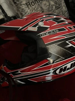 全新 KIDS DIRT 自行车头盔、护目镜和手套 (L & XL) 状况完好 — 第 1/3 张图片