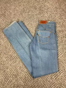 Vintage 60s Levis Barnstormers Big E Jeans Women's 26x34 Lightwash Straight NOS - Picture 1 of 20