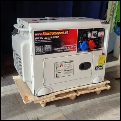 SILENT AVR geregelter 6,5kW Diesel Stromerzeuger sehr Leise EURO 5 Generator - Bild 1 von 4