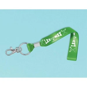 Crosse Check Lacrosse Sports Fan Banquet Theme Party Favor Gift Lanyards - Picture 1 of 1