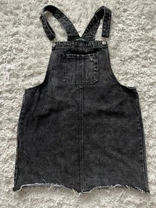Vestido Jersey Wild Fable Negro Envejecido Denim Lavado Ácido Grunge Talla XL - Imagen 1 de 6