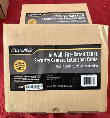 Security Camera BNC/DC cable extension 130ft - Image 1 of 2