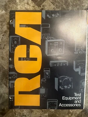 RCA Test Equipment and Accessories Manual (undated) VINTAGE (A74) - Image 1 of 3