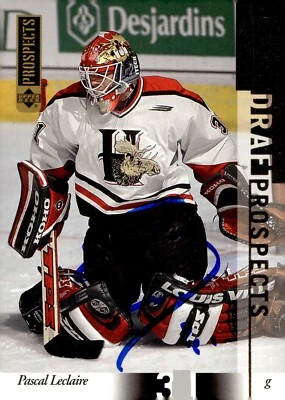 Pascal LeClaire - Signed 2000-01 Upper Deck CHL Prospects Card #90 - Image 1 of 2