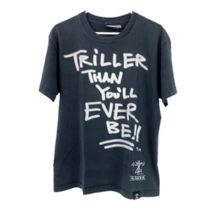 Camiseta grande blanca patinadora gris Argierz Triller Than You'll Ever Be - Imagen 1 de 7