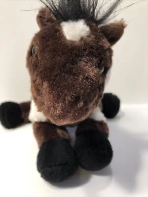 GANZ Webkinz 9" PINTO Brown and White Horse HM 147 Plush Stuffed Animal -PB1 - Image 1 of 4