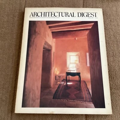 Architectural Digest Issue April 1979 Fine Interior Design Cuenca Spain  - Image 1 of 2