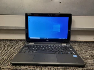 Dell Latitude 3190 2 in 1 Touchscreen Laptop Pentium N5000 4GB RAM 128 SSD W10 - Picture 1 of 3