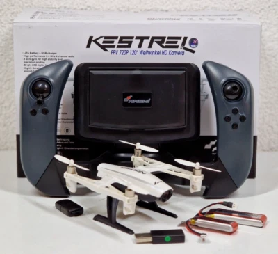 Amewi Kestrel Rc Quadocopter Drohne FPV Fernsteuerung HD-Kamera 2.4Ghz 25196 - Bild 1 von 4