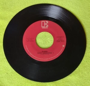 QUEEN Life Is Real / Body Language ELEKTRA E-47452 45rpm - Picture 1 of 2