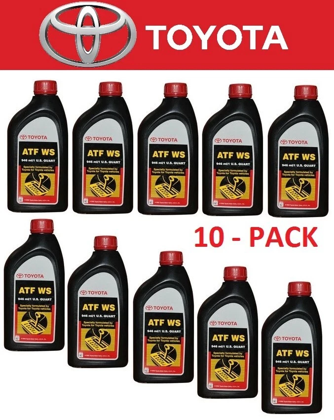 10-Quart GENUINE ATF WS Automatic Transmission Fluid ATFWS FOR TOYOTA Lexus - Image 1 of 1