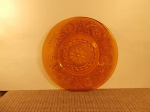 Anchor Hocking Glass Sandwich Desert Gold Dinner Plate 9" - Picture 1 of 3