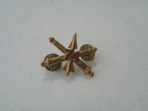 Vintage U.S. Military Crossed Canons Missile 74th Air Defense Artillery Pin ] - Picture 1 of 5