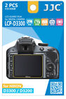 JJC LCP-D3300 LCD Guard Film Kamera Displayschutzfolie für NIKON D3300 D3200
