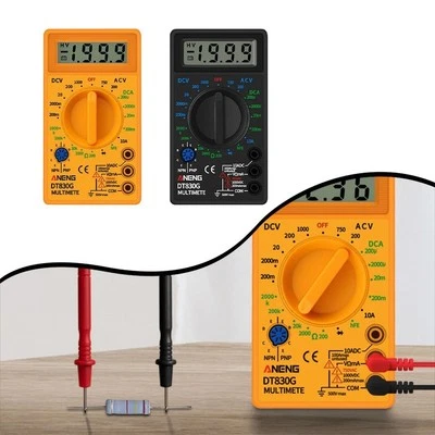 DT830G LCD Digital Voltmeter Amperemeter Ohmmeter breiter Messbereich - Bild 1 von 4