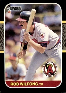 1987 Donruss Rob Wilfong California Angels #258 - Picture 1 of 2