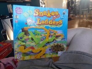 3D Snakes and ladders Kids Children's Board Game Traditional Family Toy - Picture 1 of 1