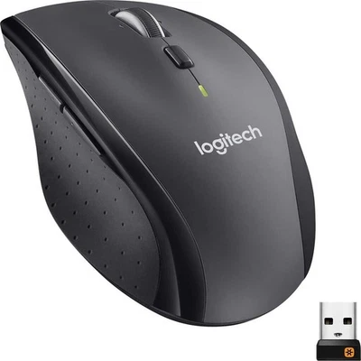 Logitech M705 Marathon Maus – Schwarz | Neu & OVP | Kabellos USB - Bild 1 von 4