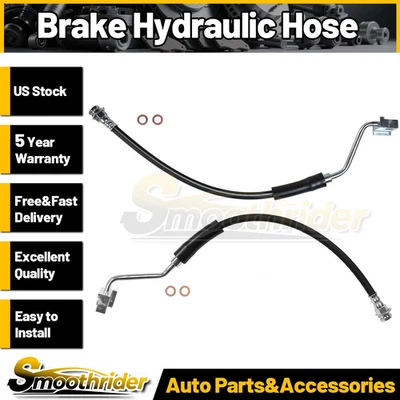 Manguera hidráulica de freno delantero Sunsong 2x para Ford F-150 1980-1986 1987 1988 1989 Foto 1 de 4