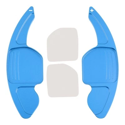 Steering Wheel Paddle Shifter Extension Fit Audi Q3 Q5/Q7/S5 S6 Aluminium Blue Foto 1 de 4