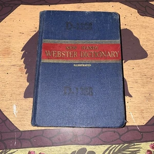 Soldiers Websters Dictionary Thumb Index Illustrated HB Vintage 1942 Very Good - Picture 1 of 4