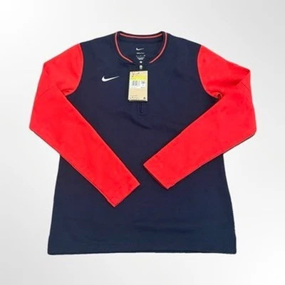 Nike Dri-FIT 1/4 Zip Crewneck Sweatshirt Football/Soccer Women's Size Small - Image 1 of 4