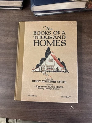 Vintage 1923 "The Books Of A Thousand Homes" -Vol. I 3rd Ed. Foto 1 de 4
