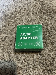 OEM Deptment 56 Ac/dc Adapter NIB - Picture 1 of 5