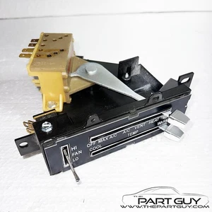 Reconstruido 73-76 Mopar A-Body A/C Calentador Control AC BILLET KN Aire Acondicionado Dardo - Imagen 1 de 10