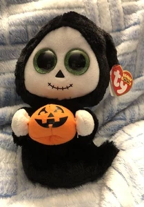 Ty Beanie Boos 6" Treats the Ghost/Reaper Neu mit Etikett 2015 - Bild 1 von 8